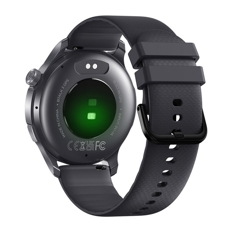 Zeblaze Męski Smartwatch Btalk 3 GPS 45 mm Szary Czarny AMOLED SOS 25 Dni