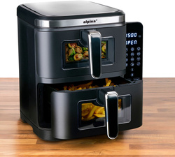 Air Fryer Frytkownica beztłuszczowa Alpina XXL 11L 2800W Dwukomorowa