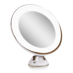 Lusterko kosmetyczne RIO-MMSU LED Powiększające z Przyssawkami Rio Beauty