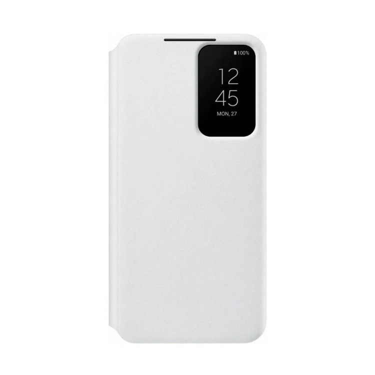 Etui Samsung Smart Clear View Cover Biały do Galaxy S22+ (EF-ZS906CWEGEE) /OUTLET