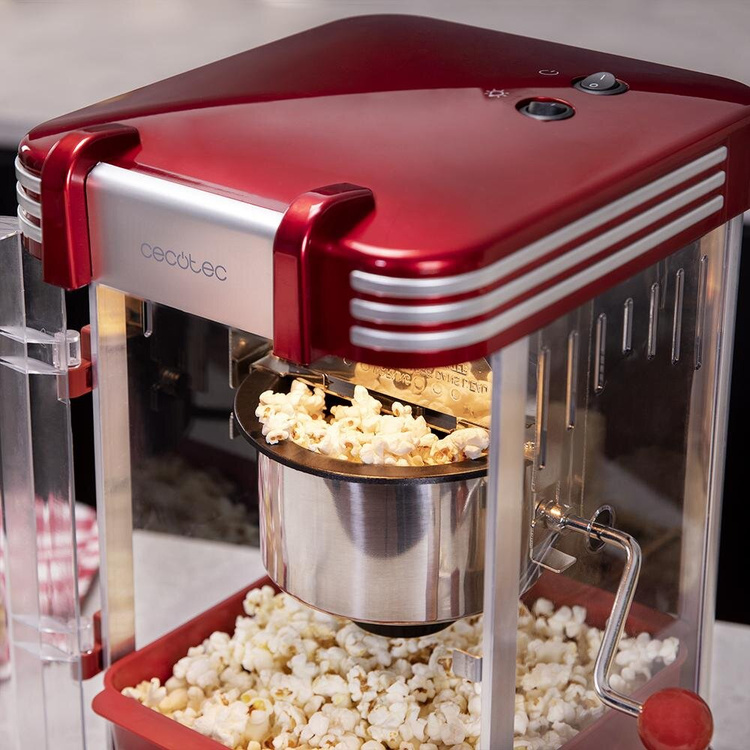 Cecotec Fun&Taste P´Corn Classic 4284 Maszynka do popcornu retro czerwona /OUTLET