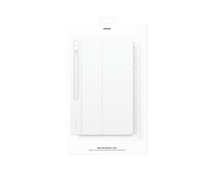 Etui Samsung Book Cover Keyboard -  AI Key White do Galaxy Tab S10 Ultra | S9 Ultra EF-DX925UWEGWW
