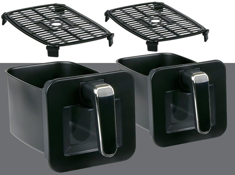 Air Fryer Frytkownica beztłuszczowa Alpina A8 2200W 8L dwukomorowa