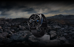 Zeblaze MIL-STD Smartwatch Vibe 8 Czarny AMOLED Latarka Saturacja Do 60 Dni