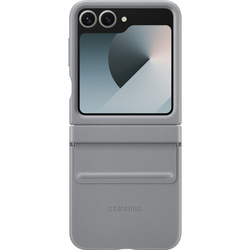 Etui Samsung Flap Eco-Leather Case do Z Flip 6 / Flip 7 FE Szary EF-VF741PJEGWW