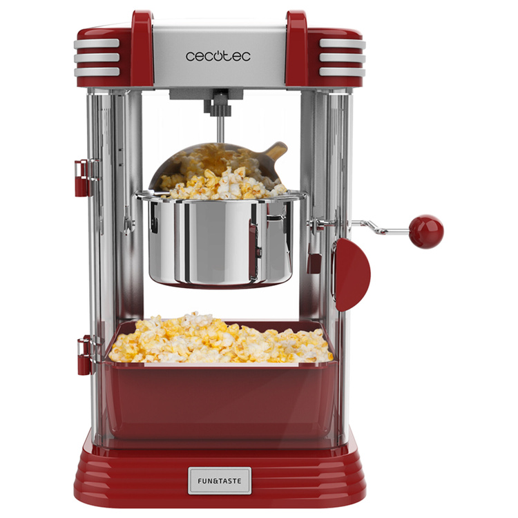 Cecotec Fun&Taste P´Corn Classic 4284 Maszynka do popcornu retro czerwona /OUTLET