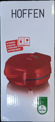 Gofrownica Hoffen 1000W Serca Czerwona