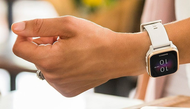 Sport Smartwatch Garmin Venu Sq Music z Czujnikiem Tętna HRM Elevate Ox