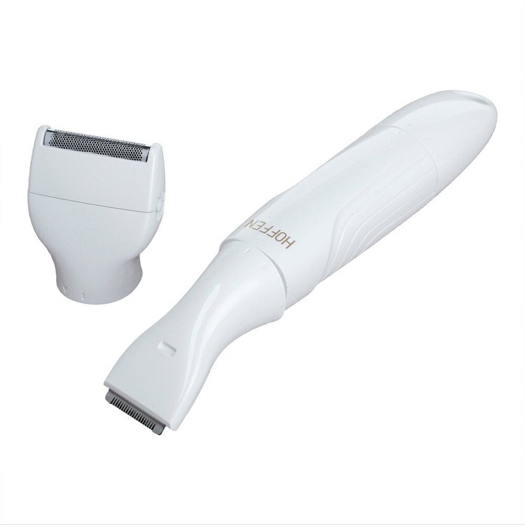 Trymer Damski HOFFEN Nasadki 3mm 6mm IPX5 Biały