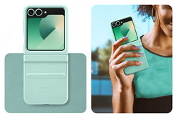 Etui Samsung Flap ECO-Leather Case Mint do Galaxy Z Flip6 Miętowy EF-VF741PMEGWW