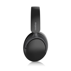 Niceboy Słuchawki Nauszne Stellar Onyx Black Czarne AUX IPX4 BT 5.4 USBC