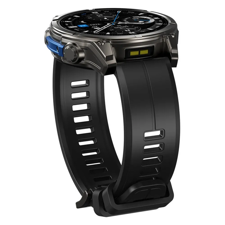 Zeblaze MIL-STD Smartwatch Vibe 8 Czarny AMOLED Latarka Saturacja Do 60 Dni