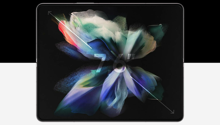 Składany Smartfon Samsung Galaxy Z Fold 3 512GB Srebrny AMOLED 2X – OUTLET