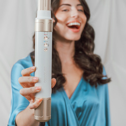 Cecotec Lokówko-suszarka CeramicCare 10in1 AirGlam Champagne /OUTLET