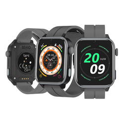 Bemi SmartWatch Senio Szary + Pasek Silikonowy Szary /OUTLET