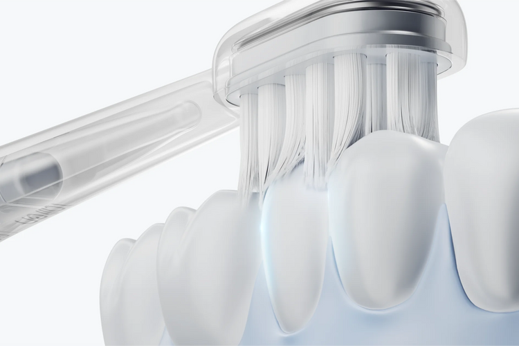 Laifen Szczoteczka do Zębów Soniczna Wave ABS Biała 3 Główki Aplikacja