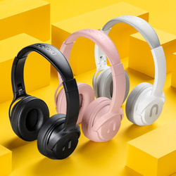 Niceboy Słuchawki Nauszne Hive Prodigy 4 Black Czarne MaxxBass USB-C 50h