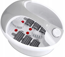 Masażer do stóp z rolkami masującymi RIO-FTBH Rio Beauty Biały Szary