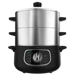 Cecotec Vapovita SteelPot Parowar Czarny /OUTLET