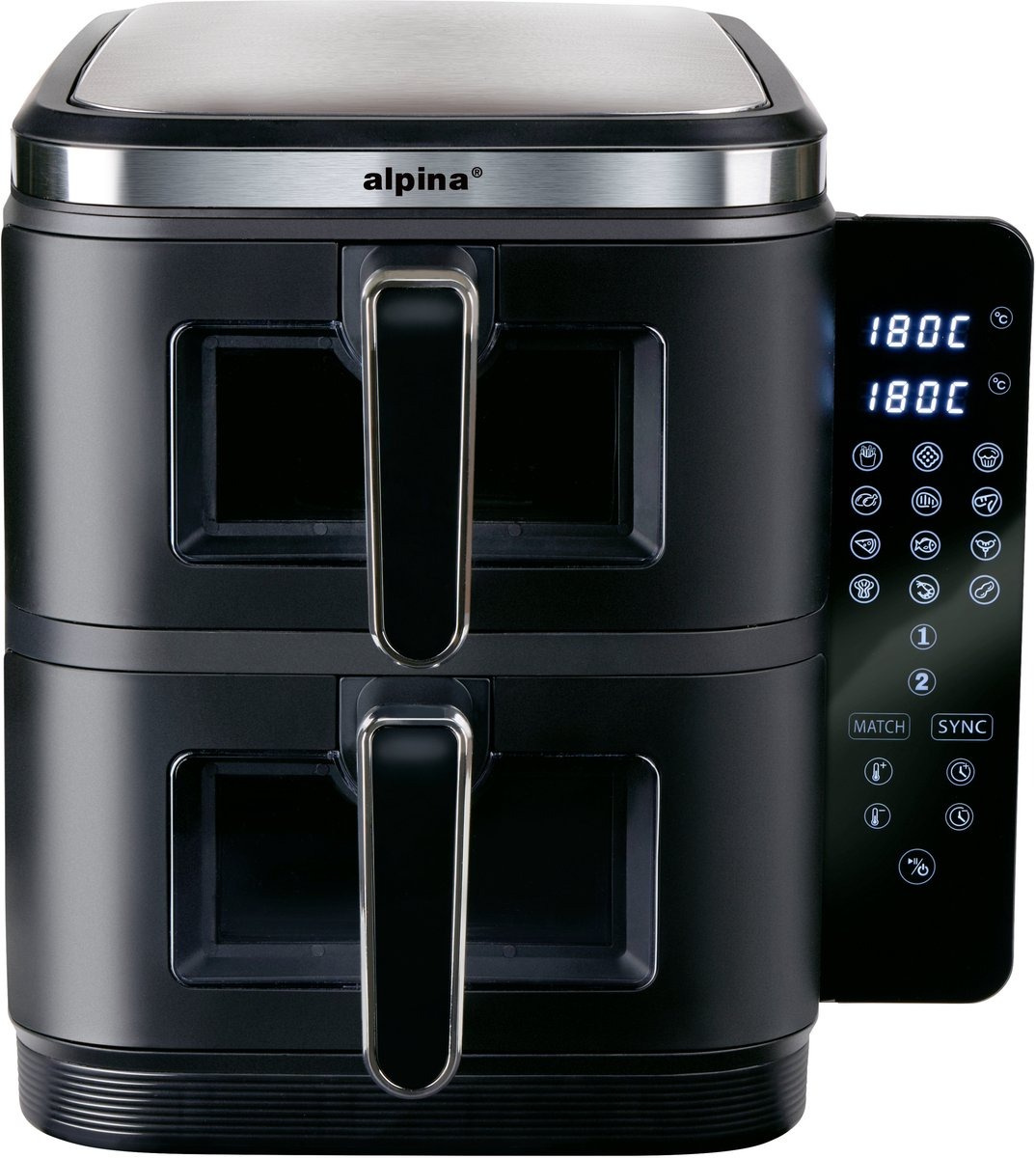 Air Fryer Frytkownica beztłuszczowa Alpina XXL 11L 2800W Dwukomorowa pol_pl_Air-Fryer-Frytkownica-beztluszczowa-Alpina-XXL-11L-2800W-Dwukomorowa-16921_5