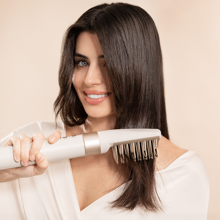 Cecotec Suszarko-lokówka CeramicCare AirGlam 8in1 Champagne /OUTLET