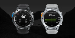 Zeblaze Smartwatch Stratos 2 Ultra Srebrny Metal GPS MIL-STD 10 ATM AMOLED