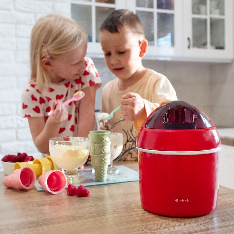 Urządzenie do Lodów HOFFEN Czerwony