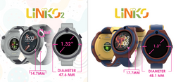 Smartwatch Dla Dzieci Bemi Linko2 Fioletowy /OUTLET