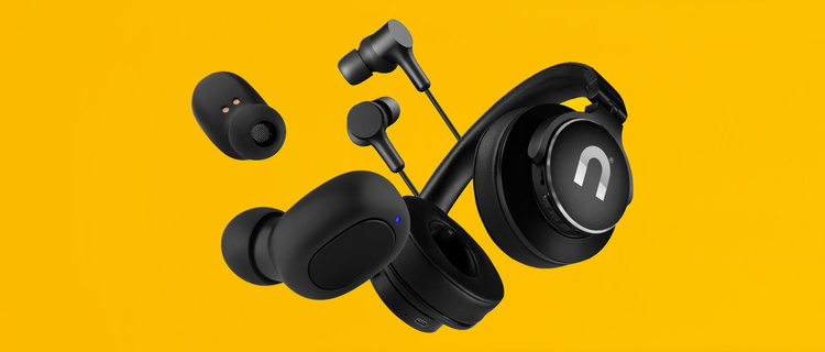Niceboy Słuchawki Nauszne Hive Prodigy 4 Sakura Różowe MaxxBass USB-C 50h