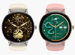 Zeblaze Damski Smartwatch Lily 2 Srebrny Beż AMOLED 2 Paski AoD Saturacja