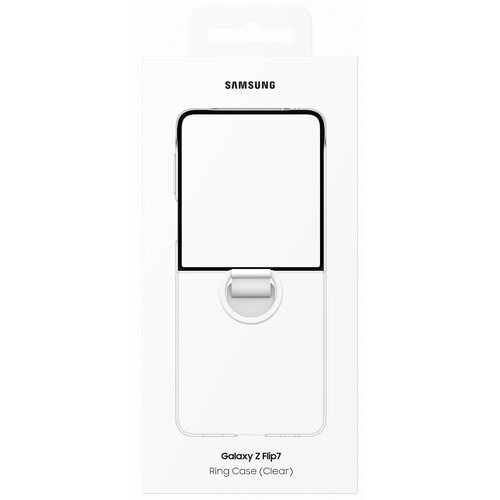 Etui Samsung Ring Case do Galaxy Z Flip7 Przezroczysty EF-QF766CTEGWW