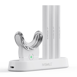 Zestaw do Wybielania Zębów IVISMILE 12TW Biały LED 3 x Żel Wybielający 2ml 6ml