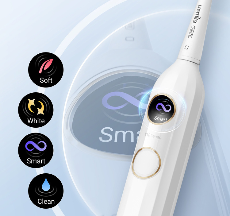 Usmile Y10 White Szczoteczka soniczna + 2 końcówki