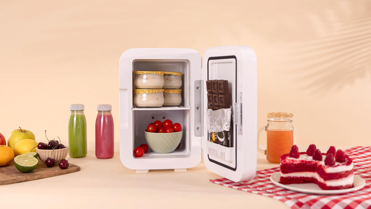 Cecotec Bolero MiniCooling 10L Bahamas Beige Lodówka turystyczna Beżowy