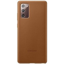 Etui Samsung Leather Cover Brązowe do Galaxy Note 20 (EF-VN980LAEGEU)