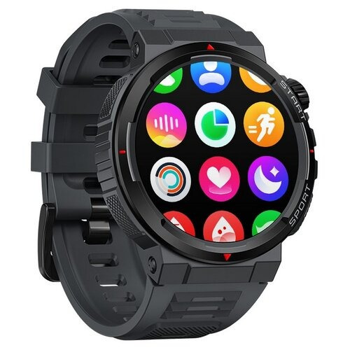 Zeblaze Smartwatch Ares 3 Plus Lava Black Czarny