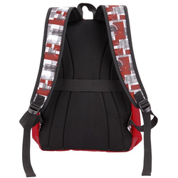 Plecak BESTLIFE  TASKU czerwony z przegrodą na laptopa do 15,6 cala