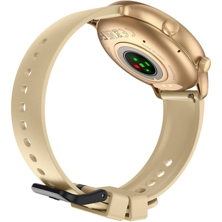 Zeblaze Smartwatch Btalk 3 Plus Gold 45 mm Złoty Saturacja Pomiar Tętna