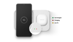 Bezprzewodowa ładowarka Samsung Super Fast Wireless Charger Duo Czarna Bez Ładowarki Sieciowej