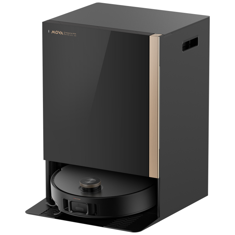 Robot Sprzątający MOVA Mobius 60 AI Stacja 6 Mopów Suszanie 30000 Pa + Plyn