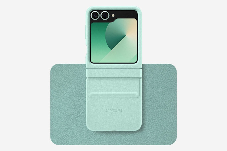 Etui Samsung Flap ECO-Leather Case Mint do Galaxy Z Flip6 Miętowy EF-VF741PMEGWW