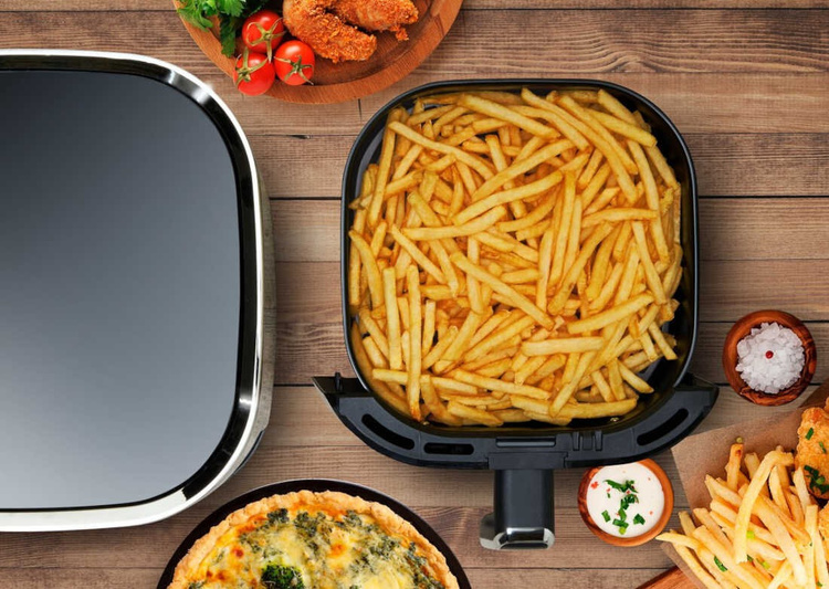 Alpina frytkownica beztłuszczowa 4.5 litra cyfrowy wyświetlacz Airfryer