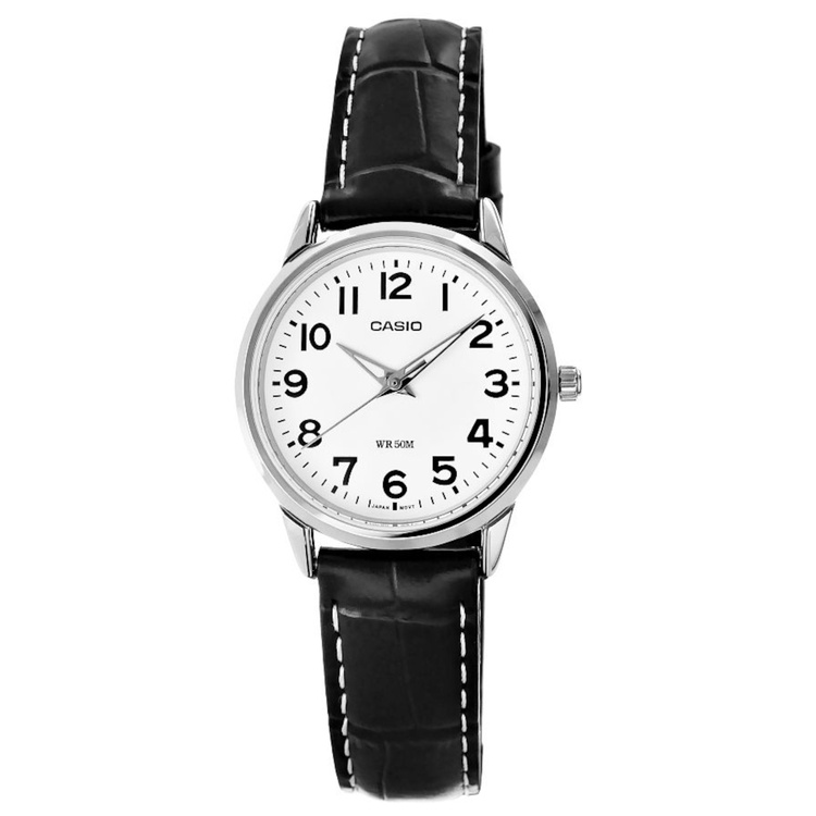 Casio Zegarek Damski Kwarcowy Skóra naturalna Wodoszczelność LTP-1303PL-7BVEF