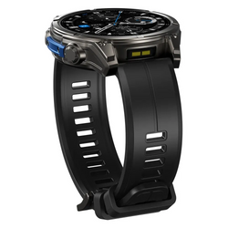 Zeblaze MIL-STD Smartwatch Vibe 8 Czarny AMOLED Latarka Saturacja Do 60 Dni