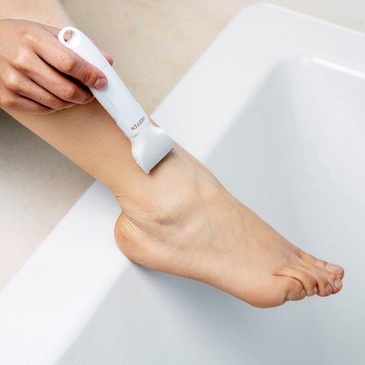 Trymer Damski HOFFEN Nasadki 3mm 6mm IPX5 Biały