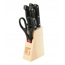 BERGNER Zestaw noży w bloku - Zestaw 5 Sztuk + Blok