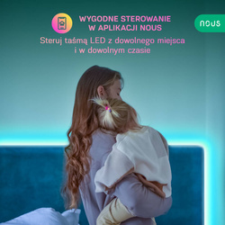 NOUS Taśma LED Smart RGB WiFi LED Strip F2 10m