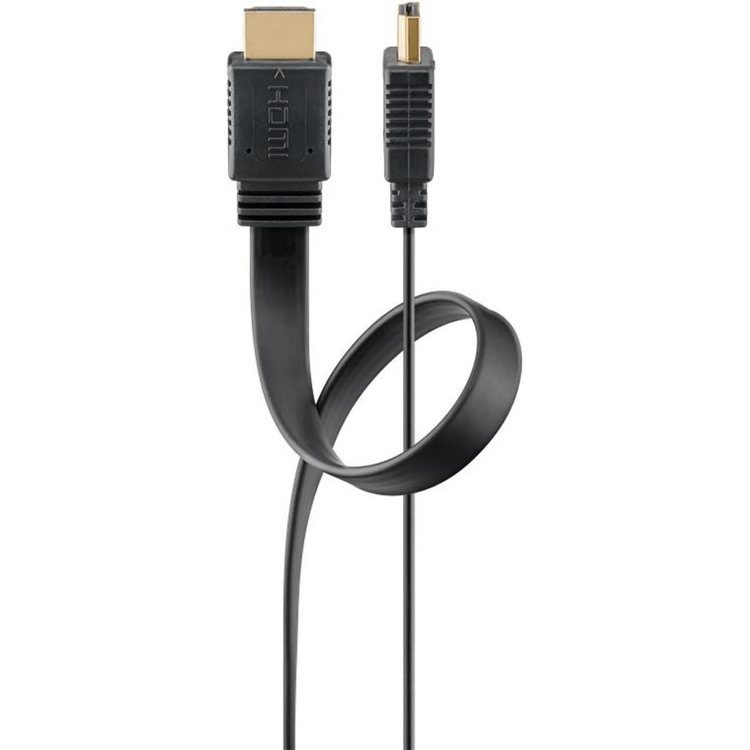 Kabel HDMI Płaski Goobay Series 1.4 Flat 1,5m Full HD 1080p 3D ARC HEC M-M