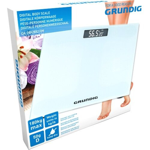 Grundig Waga łazienkowa elektroniczna BC16412 Biała