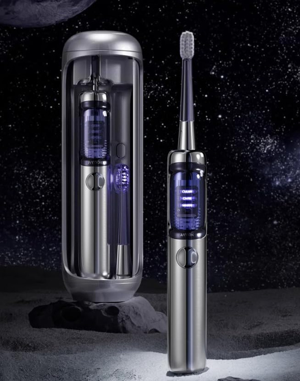 Jimok J6 Capsule Silver - Grey Szczoteczka Soniczna + 4 końcówki